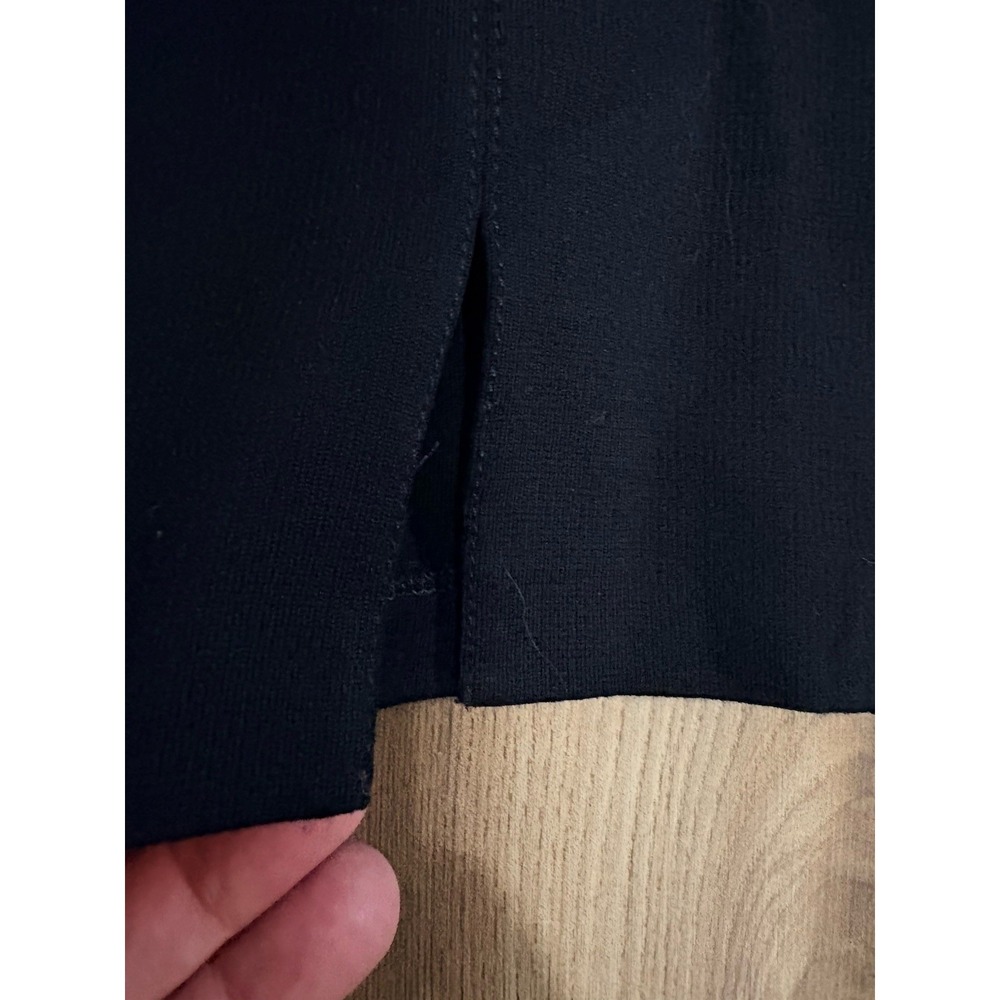 St. John Alexa Fit Black Milano Knit Career Wool Blend Ankle Pants 14 $495‎ NWT - Picture 7 of 10
